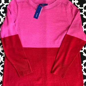 Color block NEW sweater Apt 9 Large